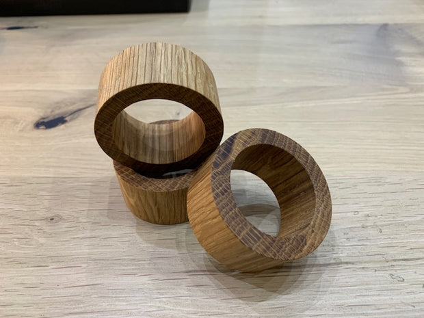 Round Oak Napkin Ring