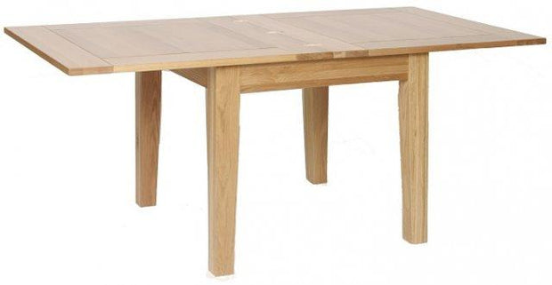 Blue Oak Flip Top Extending Table 0.9m - 1.8m