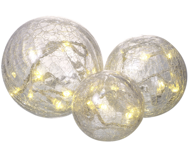 Crackle Balls with Lights