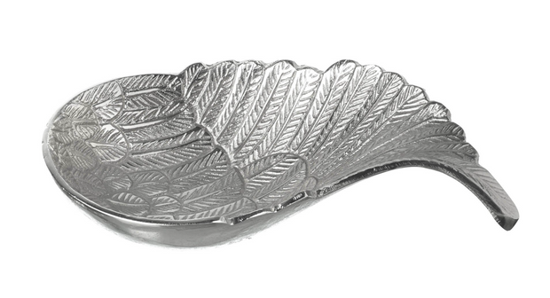 Angel Wing Dish Silver