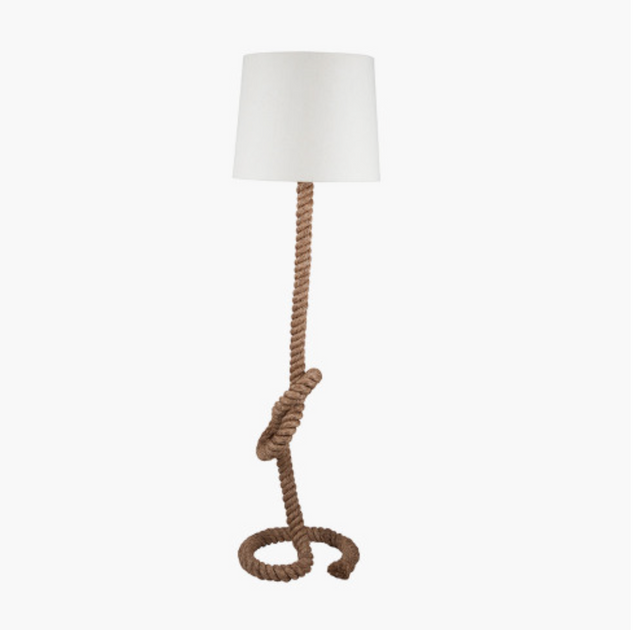 Nautical rope knot floor lamp Jersey Oak Furniture