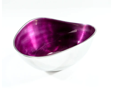 Purple Oval Bowl