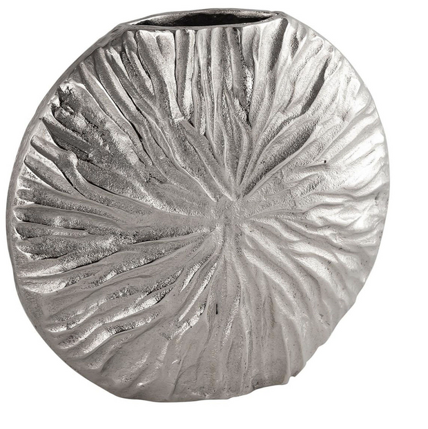 Silver Textured Large Vase