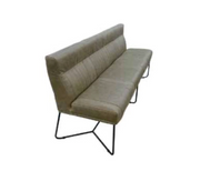 Conny Bench in Antigo Taupe leather