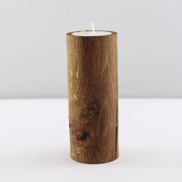 Cylinder Candle Holder (Oiled) - Various Sizes