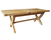 French Rustic Oak Extending Dining Table