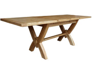 French Rustic Oak Extending Dining Table