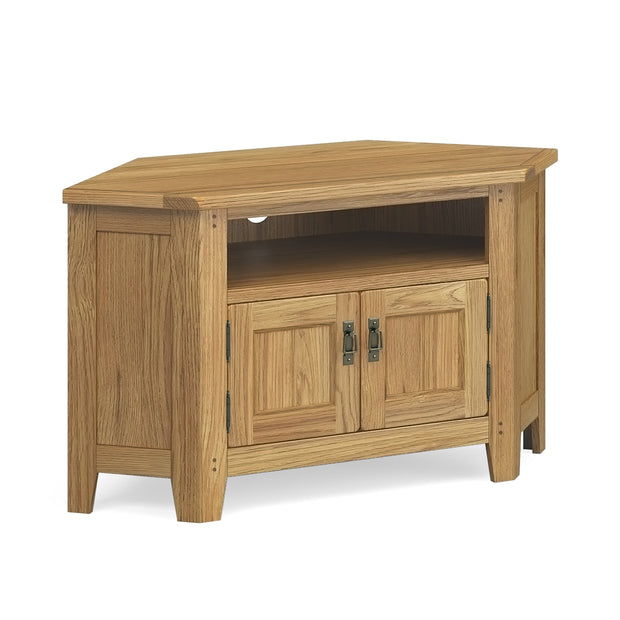 Burlington Corner TV Unit With Door