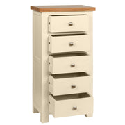 Derwent Painted  5 Drawer Tall Chest Of Drawers