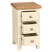 Derwent Painted Putty Compact Bedside Table