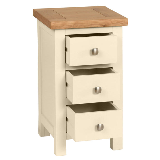 Derwent Painted Putty Compact Bedside Table