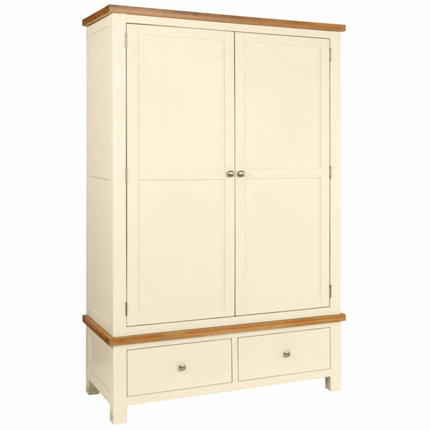 Derwent Painted Double Robe with 2 Drawers