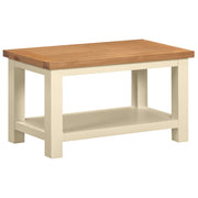 Derwent Painted Small Coffee Table With Shelf