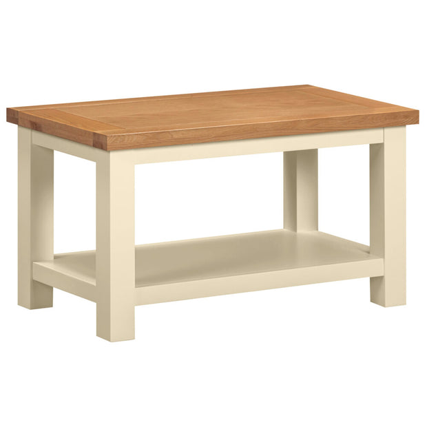 Derwent Painted Small Coffee Table With Shelf