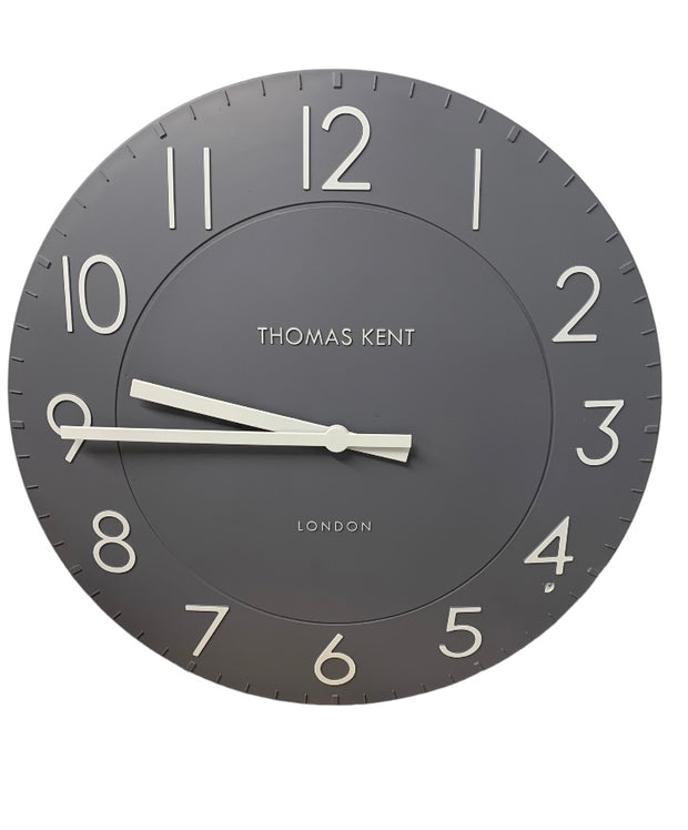 20" Thomas Kent Clock, Grey