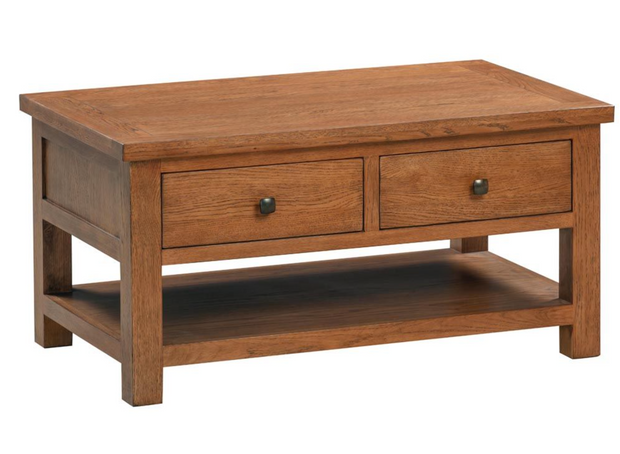 Derwent Rustic 2 Drawer Coffee Table