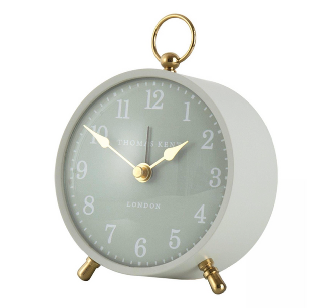Wren Alarm / Mantle Clock, 4", Pearl