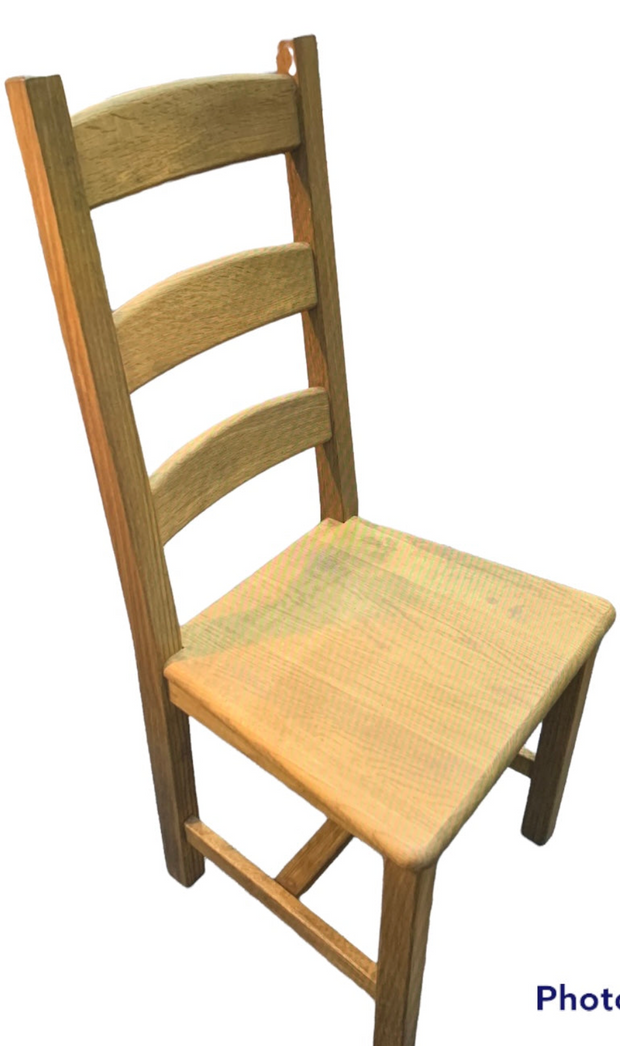 Solid Oak Ladder back chair