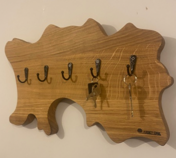Jersey Map Keys Holder