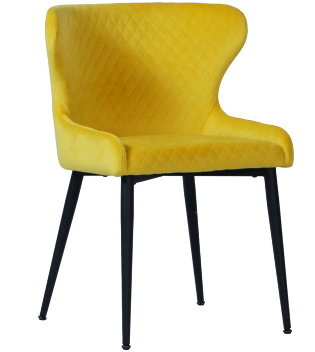 Corbit Dining Chair in Velvet