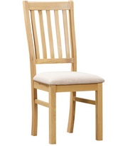 Morecombe Oak Slatted Dining Chair