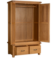 Spey Gents Wardrobe with 2 Drawers