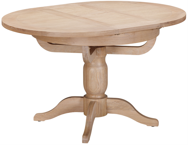 Winchester Oak Round Extending Dining Table