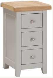 Winchester Painted Compact 3-Drawers Bedside