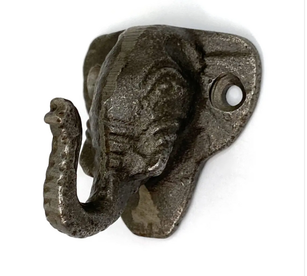 Antique Iron Small Single Elephant Hook