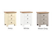 Derwent Painted Double Robe with 2 Drawers