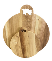 Round Cheese Boards With Jersey Cut Out