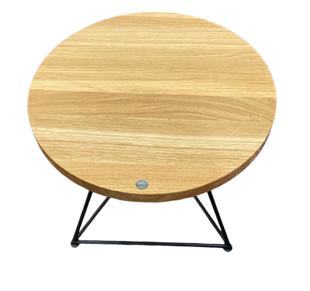 Bespoke Oak Round Side Table