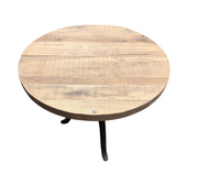 Round Rise and Fall Pedestal Dining Table