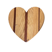 Striped Heart Chopping Board