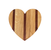 Striped Heart Chopping Board