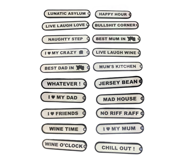 Mini Retro Style Signs