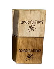 Engraved Candle Cube - 10x10