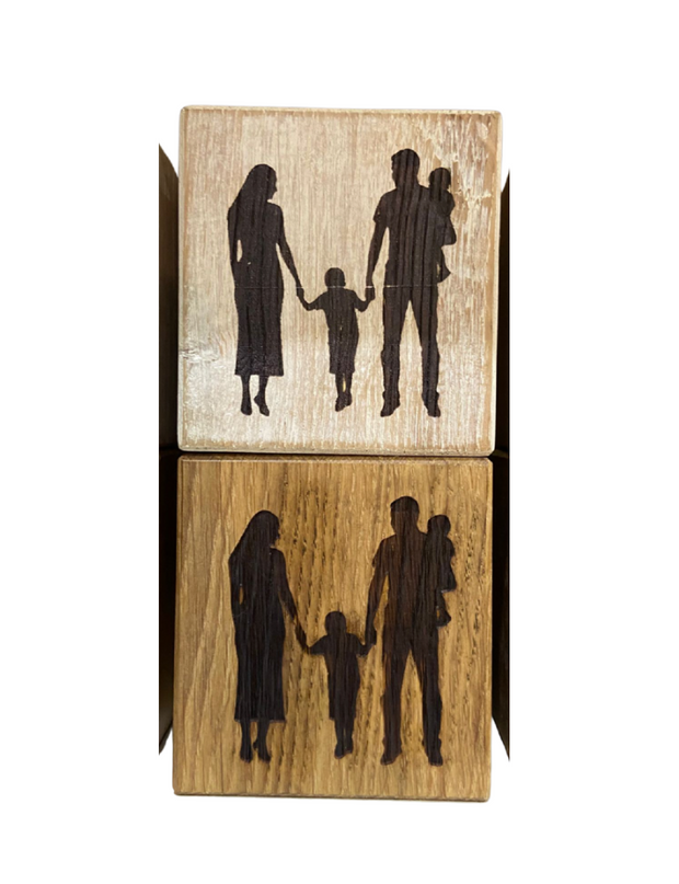 Engraved Candle Cube - 10x10