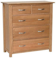 Blue Oak 3+2 Chest Of Drawers