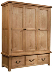 Spey Triple Wardrobe With 3 Drawers