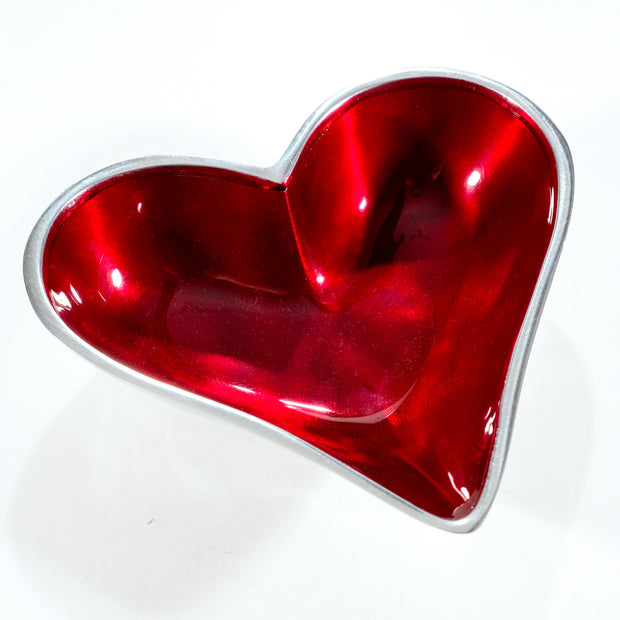 Red Heart Dish, small