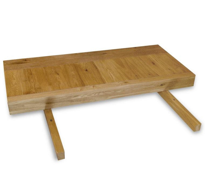 Extension Leaf for Grand French Rustic Oak Dining Table – Jersey Oak ...