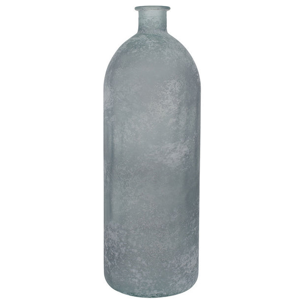 Mottled Grey Recycled Glass Bottle