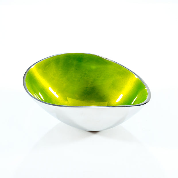 Lime Oval Bowl