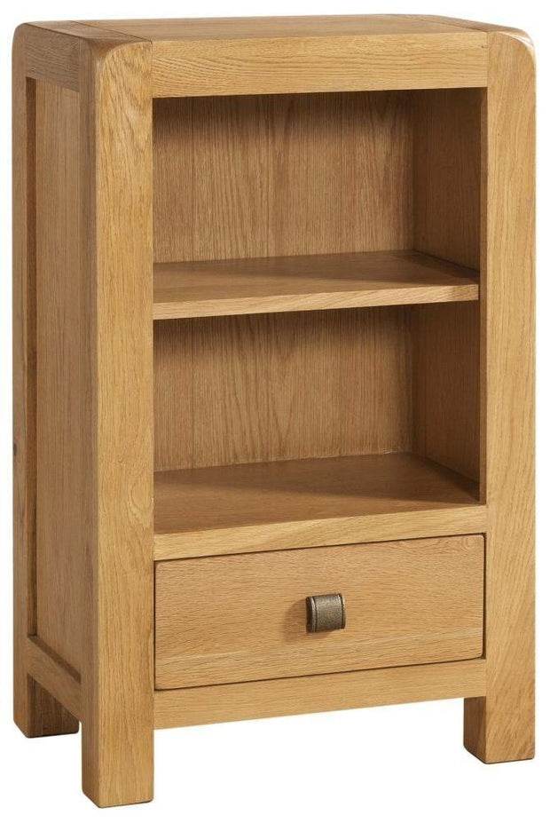 Ashstead Low Bookcase With Drawer