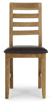 Brentwood Victoria Dining Chair - Brown PU