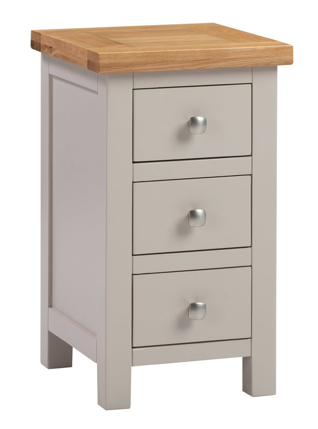 Derwent Painted Putty Compact Bedside Table