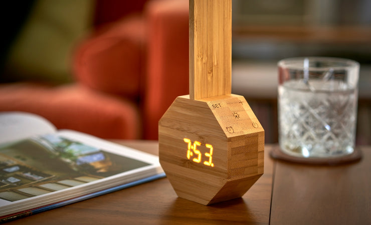 Octagon Plus Clock Desk Light – Jersey Oak Furniture
