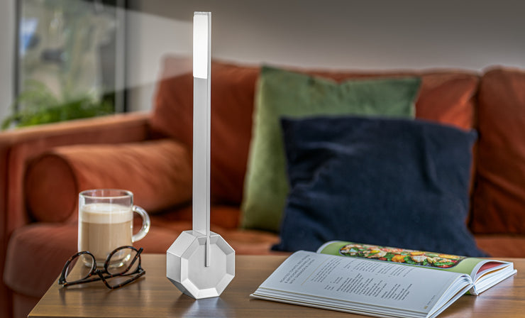 Octagon One Desk Lamp, Alumimium – Jersey Oak Furniture