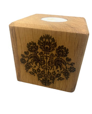 Engraved Oiled Candle Cube - 10x10